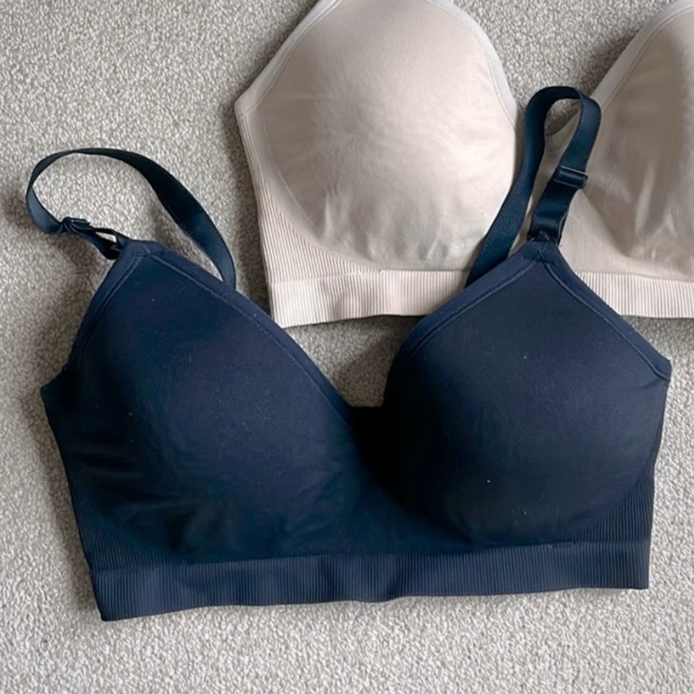 Bravado Black Plunge Nursing Bra L - FC Seamless Wireless